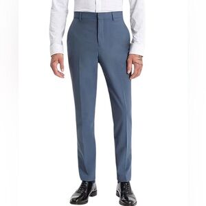 Express Men’s Slim Stretch Dress Pants Dusty Blue Size 40 X 30 Office